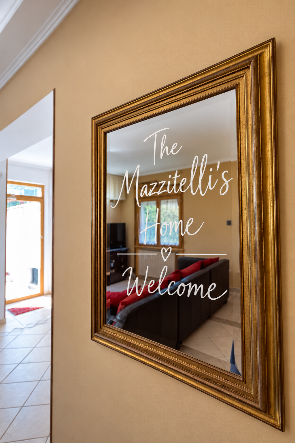 Quadro di benvenuto The Mazzitelli's Home